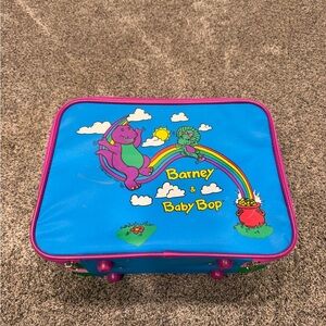 Barney & Baby Bop Blue Kids suitcase
